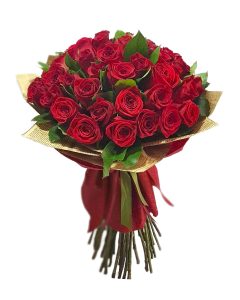 Buchet 49 trandafiri roșii